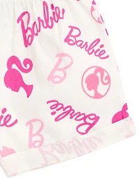 Barbie Girls Peplum T-Shirt and Shorts Outfit Set
