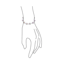 Bling Jewelry Delicate Sunflower Synthetic Opal Charm Chain Link Bracelet Anklet Silver 7.5-9 Inch
