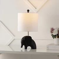 Jonathan Y Koda 17.5" Eclectic Southwestern Resin/Iron Elephant Led Kids' Table Lamp, Yellow