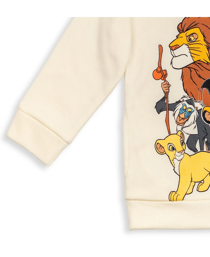 Disney Lion King Fleece Pullover Hoodie and Pants Outfit Set Infant to Big Kid Sizes (18 Months - 10-12)