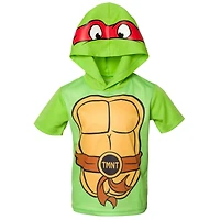 Teenage Mutant Ninja Turtles Toddler Boys Raphael Mesh Athletic Pullover T-Shirt Shorts Outfit Set