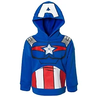 Avengers Little Boys Marvel Spider-Man Fleece Athletic Pullover Hoodie and Pants Outfit Set