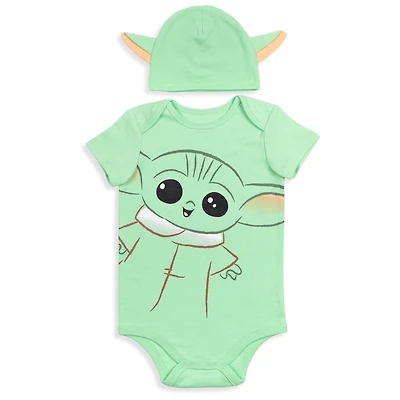 Star Wars Baby Boys Costume Bodysuit and Hat Set
