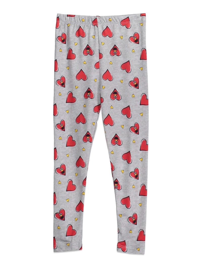 Sesame Street Rainbow Fleece Hoodie and Leggings Outfit Set Infant to Toddler