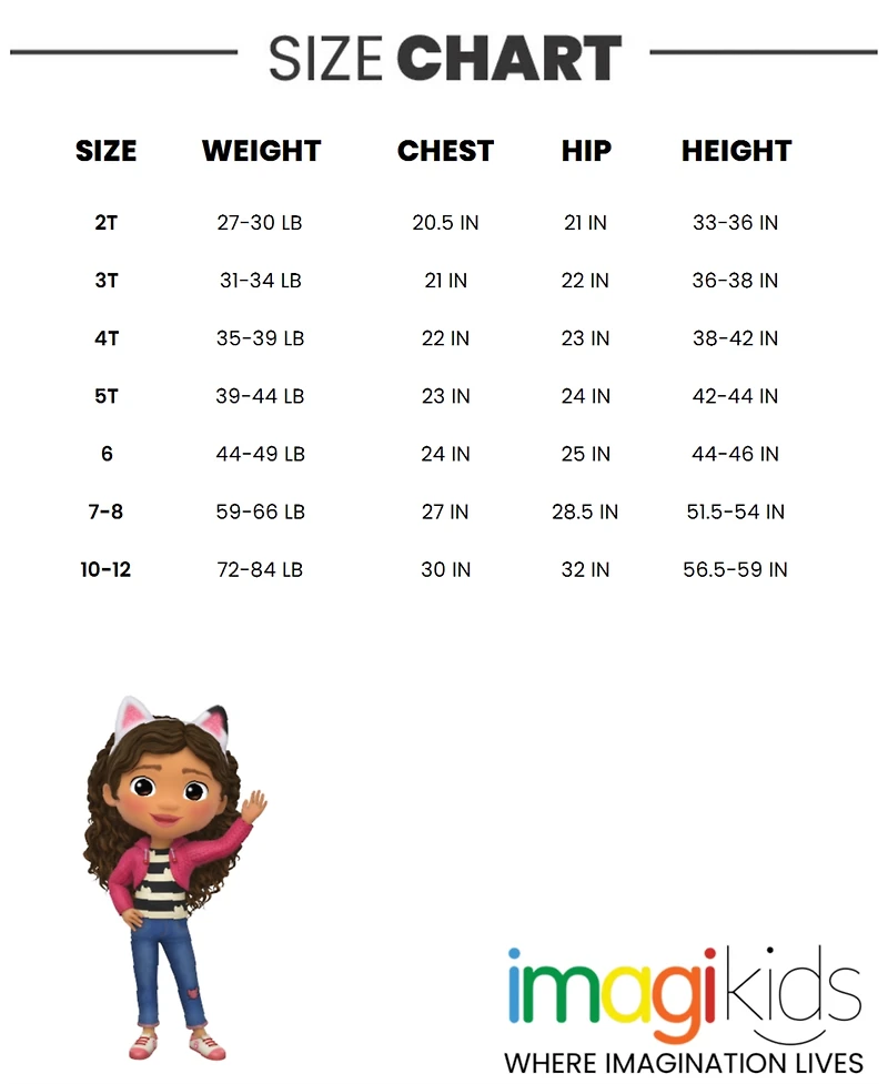 Gabby's Dollhouse Toddler Girls Dreamworks T-Shirt and Chambray Shorts Outfit Set