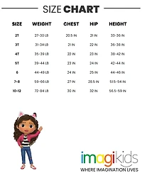 Gabby's Dollhouse Toddler Girls Dreamworks T-Shirt and Chambray Shorts Outfit Set