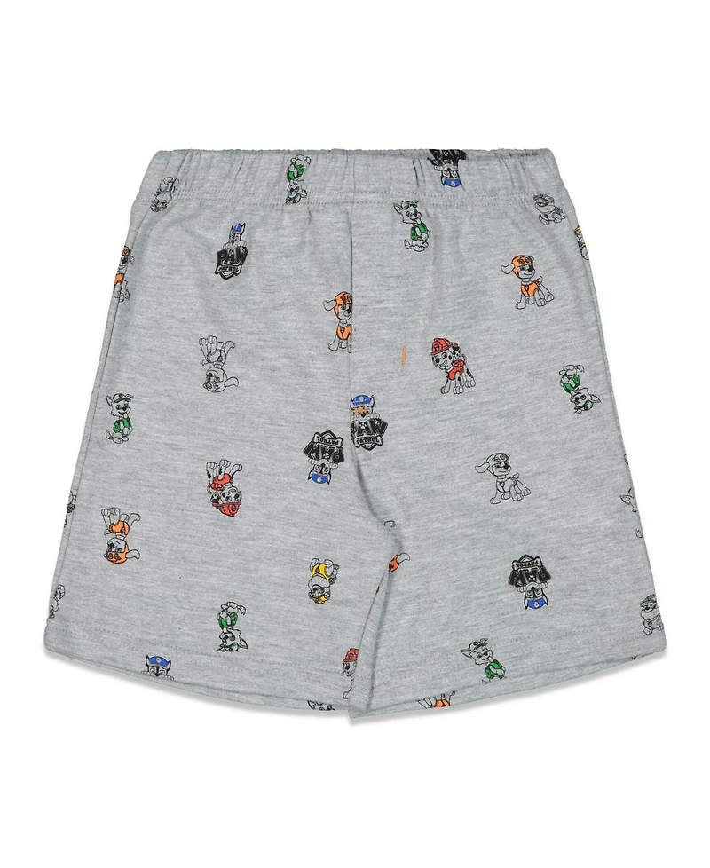 Paw Patrol Toddler Boys T-Shirt and French Terry Shorts Outfit Set
