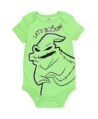 Nightmare Before Christmas Baby Girls 5 Pack Bodysuits