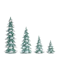 Slickblue Decorative Tree Stylish Addition for Home and Holiday Decor (Set of 4)