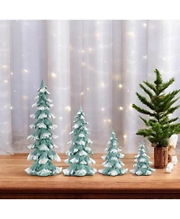 Slickblue Decorative Tree Stylish Addition for Home and Holiday Decor (Set of 4)