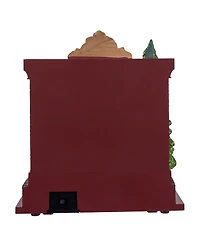 Kurt Adler Peanuts Battery-Operated Musical Fireplace Table Piece, 6 Inches