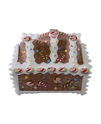 Kurt Adler 8.46-Inch Battery Operated Led Lighted Gingerbread Lollipop Shop