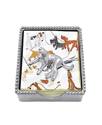 Mariposa Labrador Beaded Napkin Box Set
