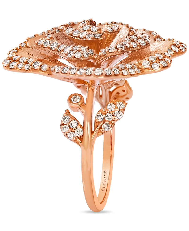 Le Vian Nude Diamond Rose Statement Ring (1 ct. t.w.) 14k Gold