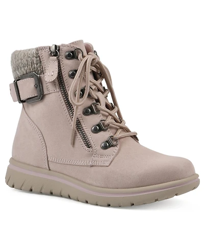 Cliffs by White Mountain Women's Hearty Lace-Up Hiker Booties