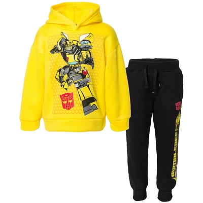 Transformers Boys Fleece Pullover Hoodie and Jogger Pants Outfit Set