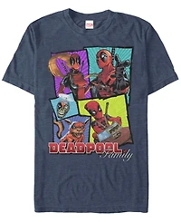 Fifth Sun Men's Deadpool Fam Bam Short Sleeve T-Shirt