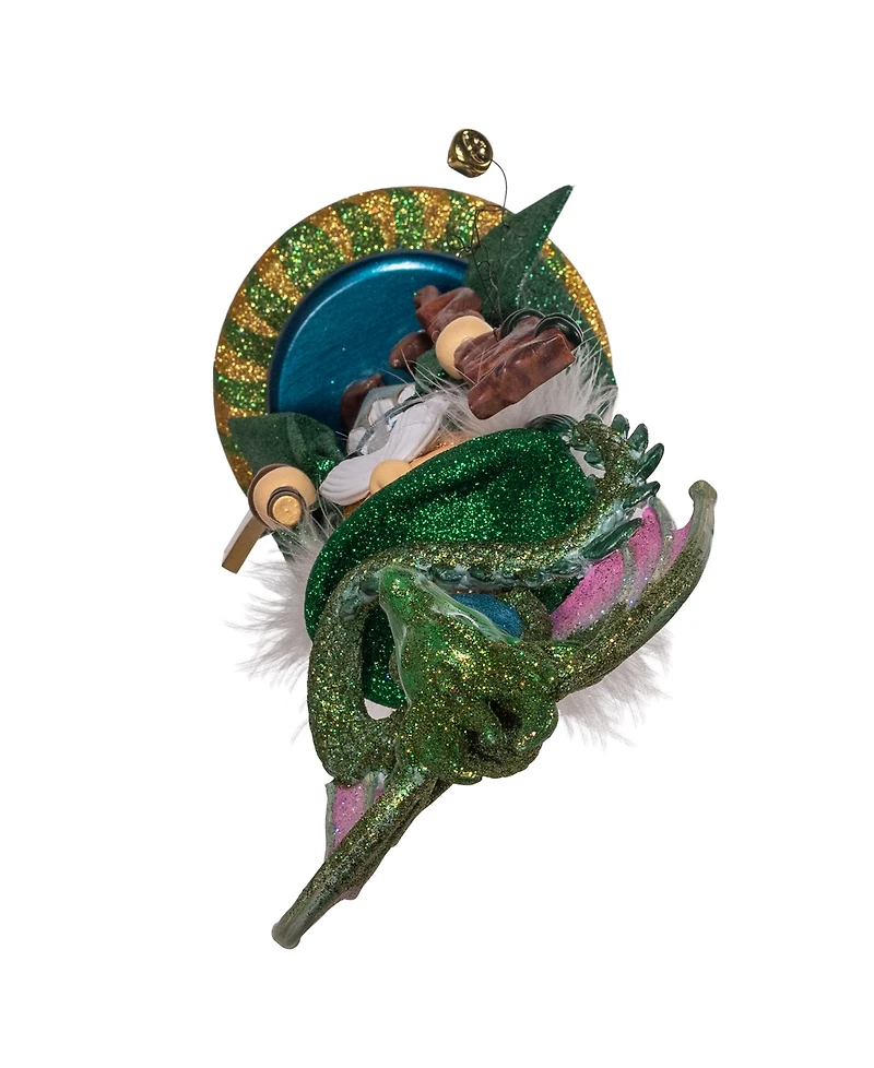 Kurt Adler 18-Inch Hollywood Wizard with Dragon Nutcracker