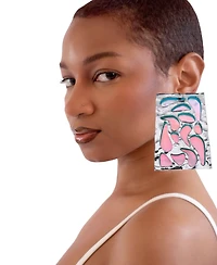 Swanky Designs Geometric Cutout Studs