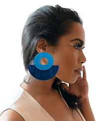 Swanky Designs Half Moon Earrings