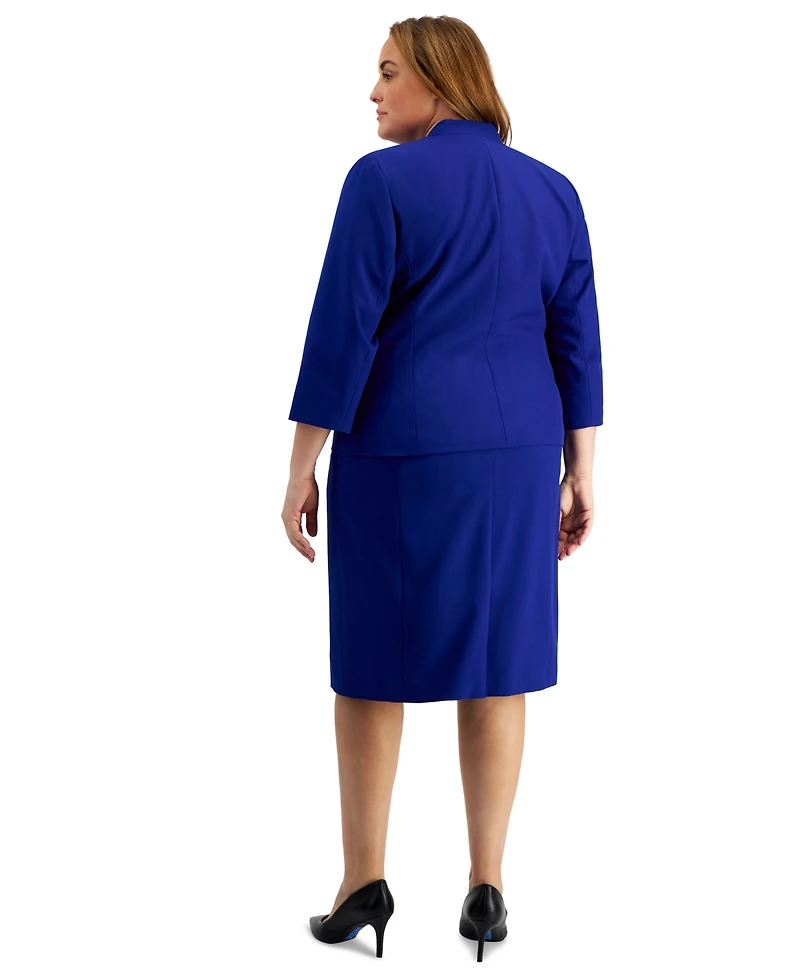 Le Suit Plus Size Dress Suit Set