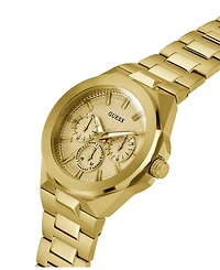 Guess Men's Multi-Function Gold Steel Watch 46mm