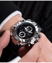 Guess Men's Multi-Function Black Silicone Watch 46mm