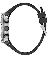 Guess Men's Multi-Function Black Silicone Watch 46mm