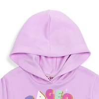 L.o.l. Surprise! Little Girls Pullover Fleece Hoodie and Leggings Outfit Set