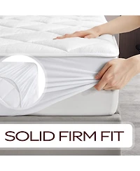 Maxi Soft and Comfortable Luxury Mattress Pad - 100% Cotton Sateen - 300 Thread Count - Crib