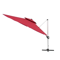 Casainc 11 Ft Square Double Top Patio Umbrella