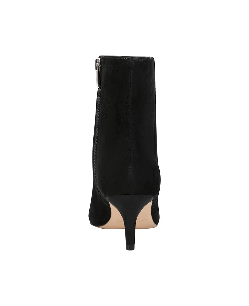 Marc Fisher Women's Glorry Pointy Toe Kitten Heel Booties