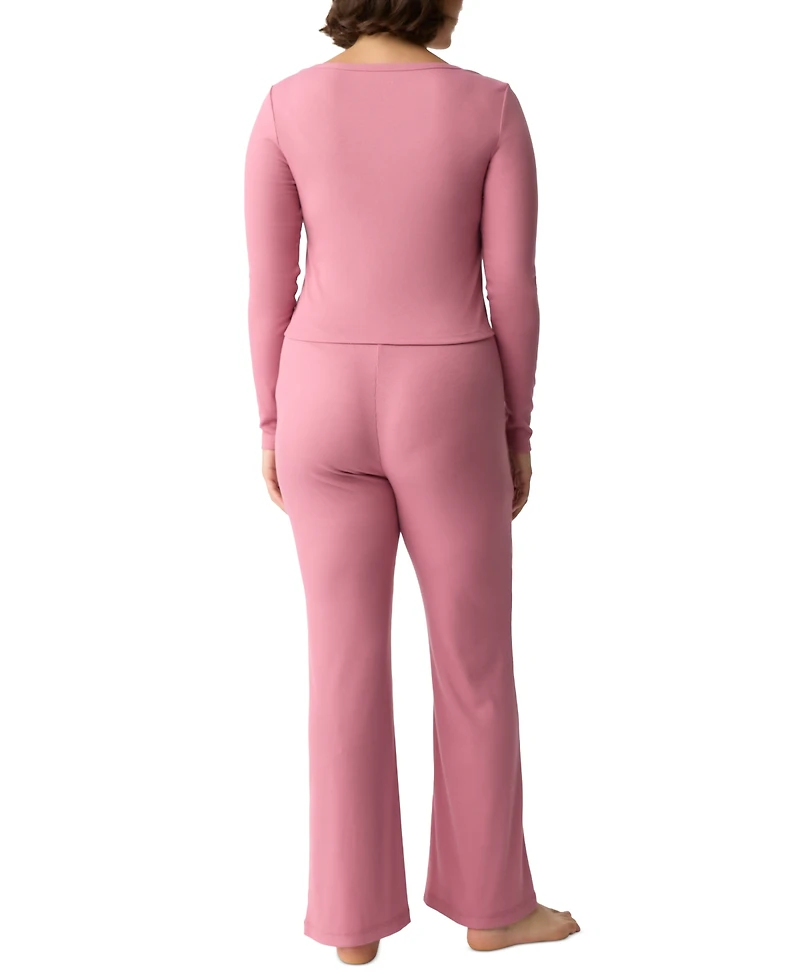 Gap GapBody Women's Long-Sleeve Rib Pajama Top
