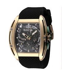Invicta Men's 45186 S1 Rally Quartz Multifunction Grey, Black Dial Watch
