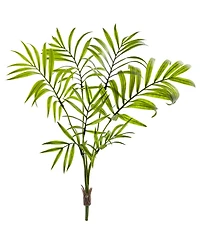 Slickblue Mini Areca Palm Bush for Compact Tropical Decor (Set of 8)