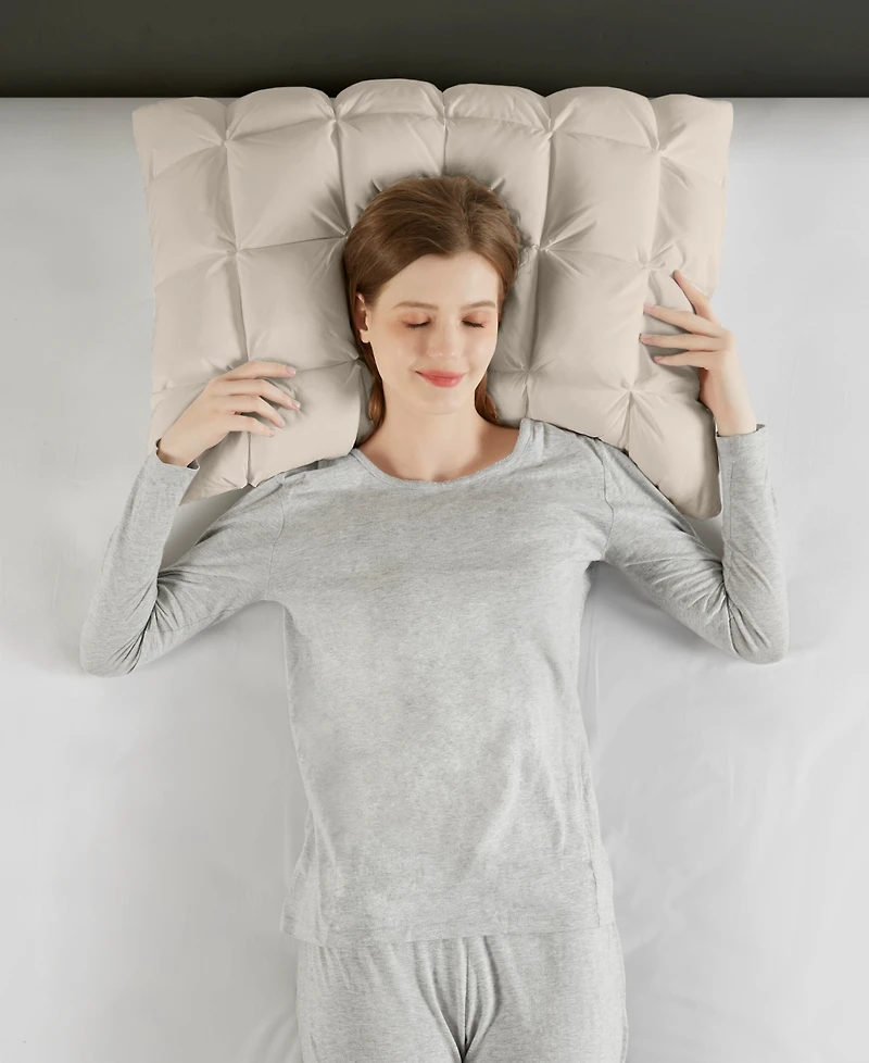 Madison Park Stay Puffed Overfilled Pillow Protector