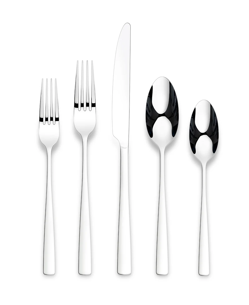 Ornative Adila Mirror 20 Piece Flatware Set, Service for 4