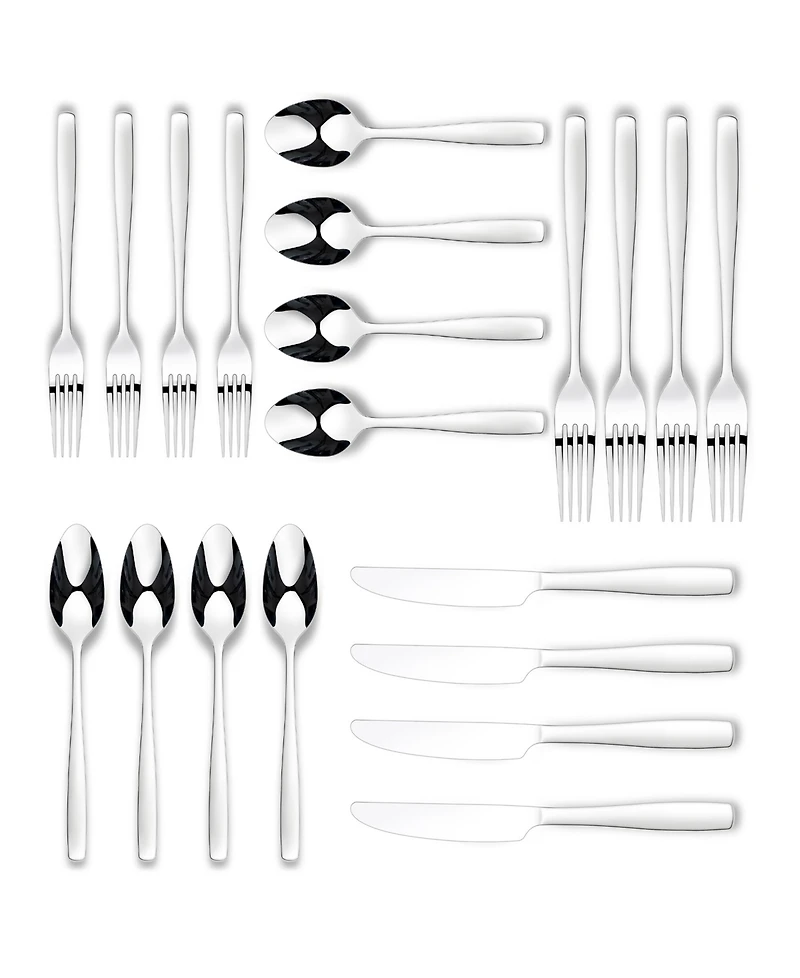 Ornative Eloise 45 Piece Flatware Set, Service for 8