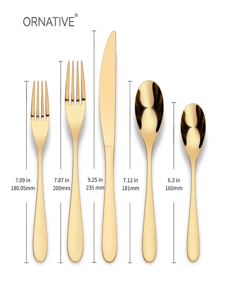 Ornative Percival 20 Piece Flatware Set, Service for 4