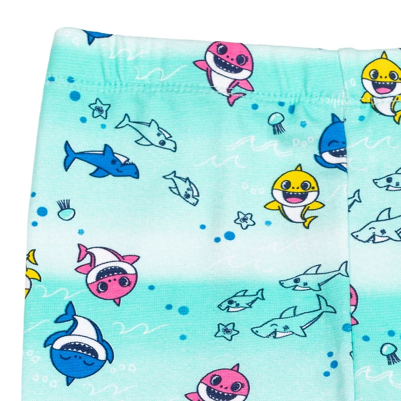 Baby Shark Girls Pinkfong T-Shirt and Leggings Outfit Set