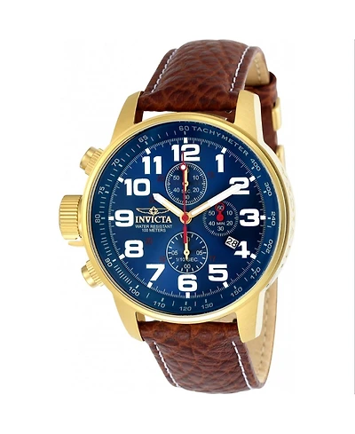Invicta Men's I-Force Quartz 3 Hand Blue Dial Watch