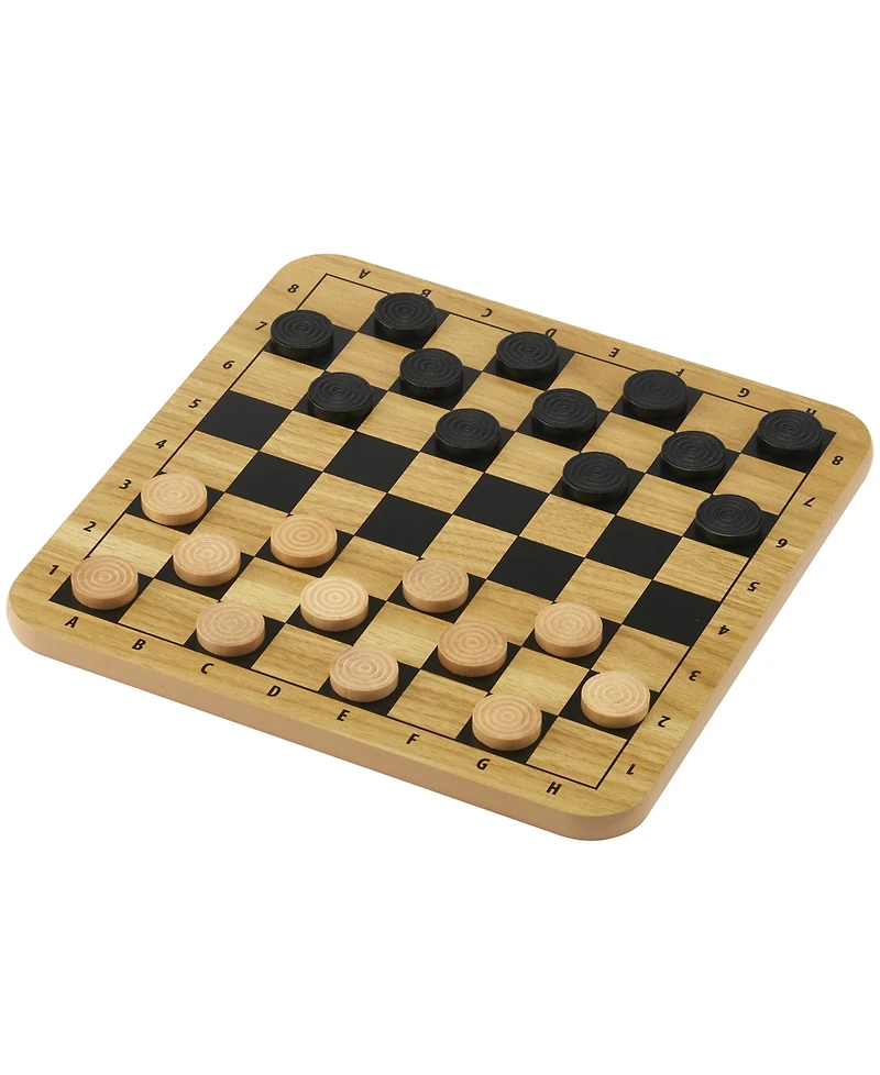 Pavillion Wooden Chess & Checkers Set Game, Created for You by Toys R Us