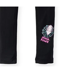 Spider-Man Toddler Girls Marvel Ghost-Spider T-Shirt and Leggings Outfit Set to
