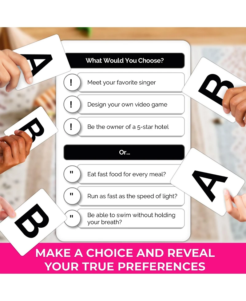 Quokka What Would You Choose - Family Card Game for Kids Ages 6-8