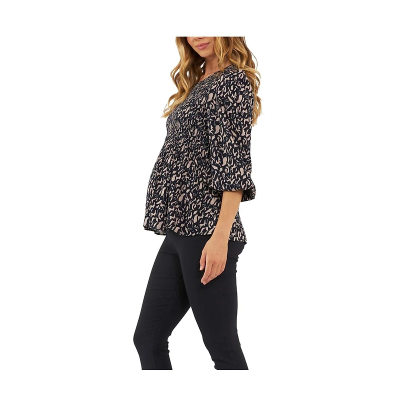 Ripe Maternity Maternity Izzie Shirred Top