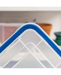 Iris Usa 44 Qt Storage Box with Gasket Seal Lid, 2 Pack - Bpa-Free, Made in Usa