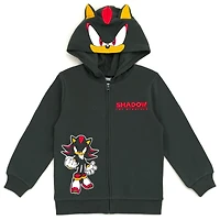 Sega Little Boys Sonic The Hedgehog Fleece Zip Up Hoodie
