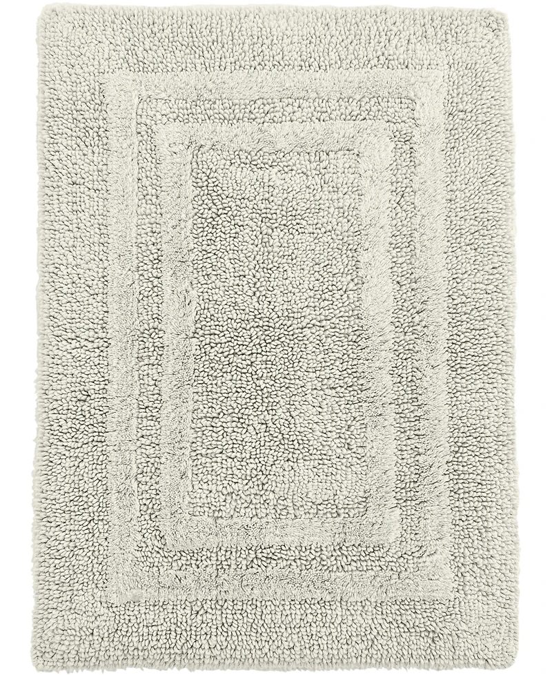 Hotel Collection 100% Cotton Reversible Bath Rug, 18" x 25", Exclusively at Macy's
