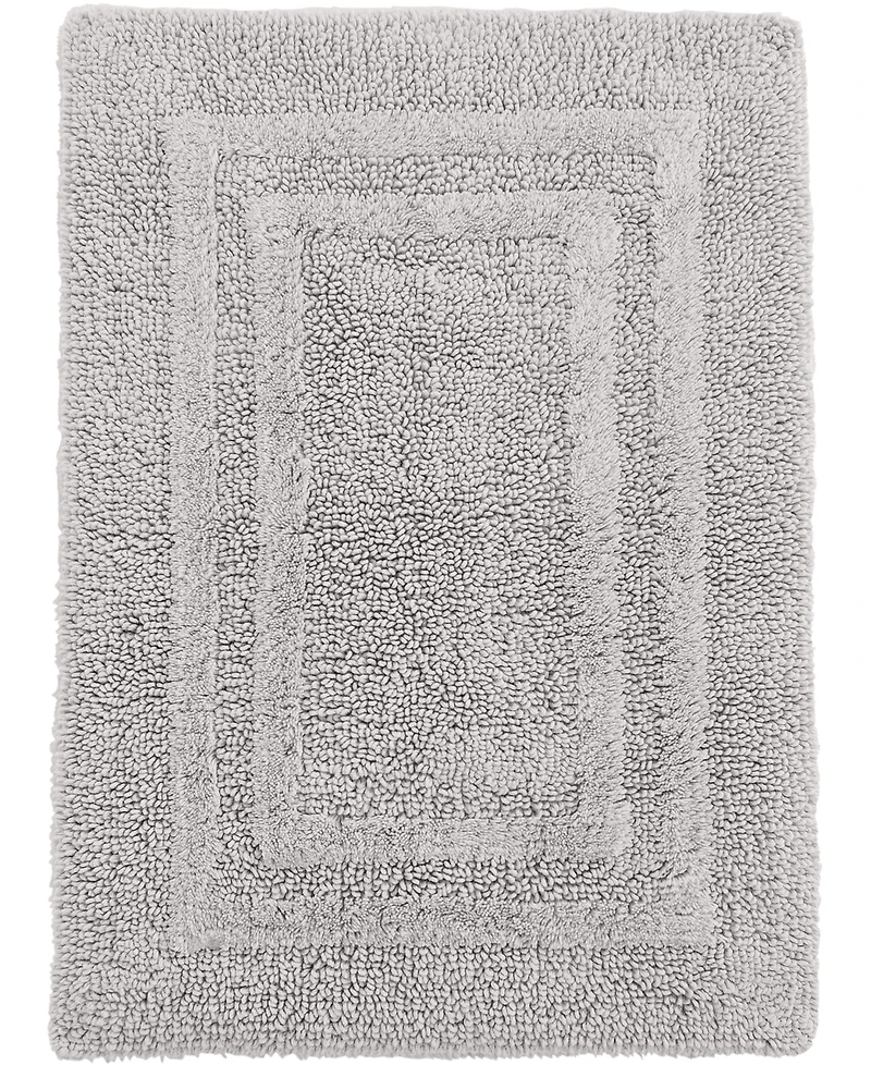 Hotel Collection 100% Cotton Reversible Bath Rug, 18" x 25", Exclusively at Macy's