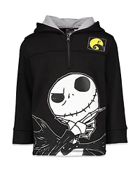 Nightmare Before Christmas Little Boys Fleece Half Zip Hoodie